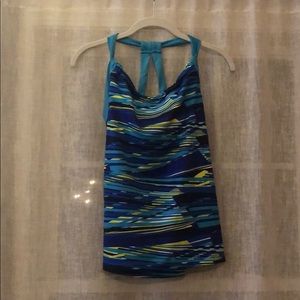 Cute yoga top with built in bra